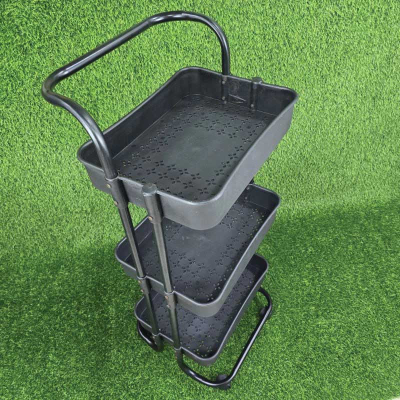 3 LAYER MULTIPURPOSE TROLLEY RACK - Image 4