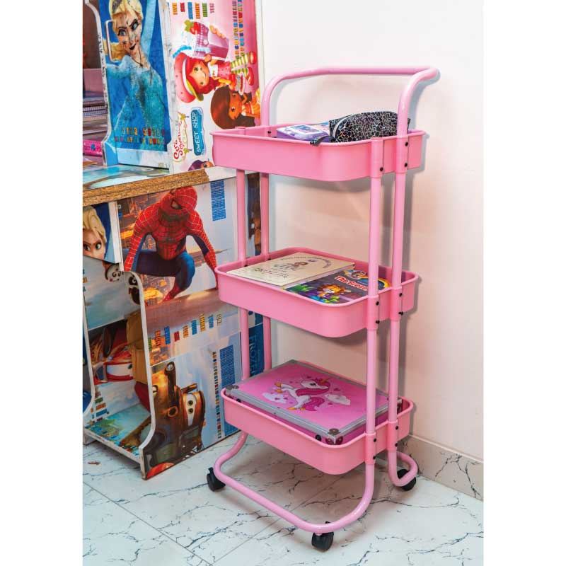 3 LAYER MULTIPURPOSE TROLLEY RACK - Image 6