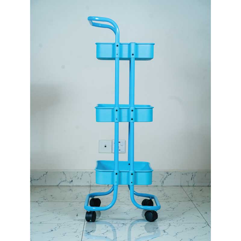 3 LAYER MULTIPURPOSE TROLLEY RACK - Image 9
