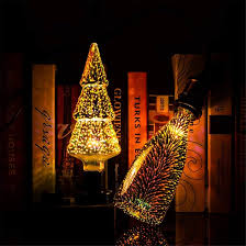 D Firework Led Decorative Light Bulb Christmas Tree Shape - Image 3
