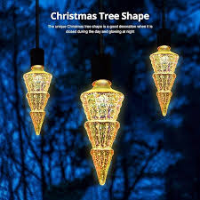 D Firework Led Decorative Light Bulb Christmas Tree Shape - Image 4