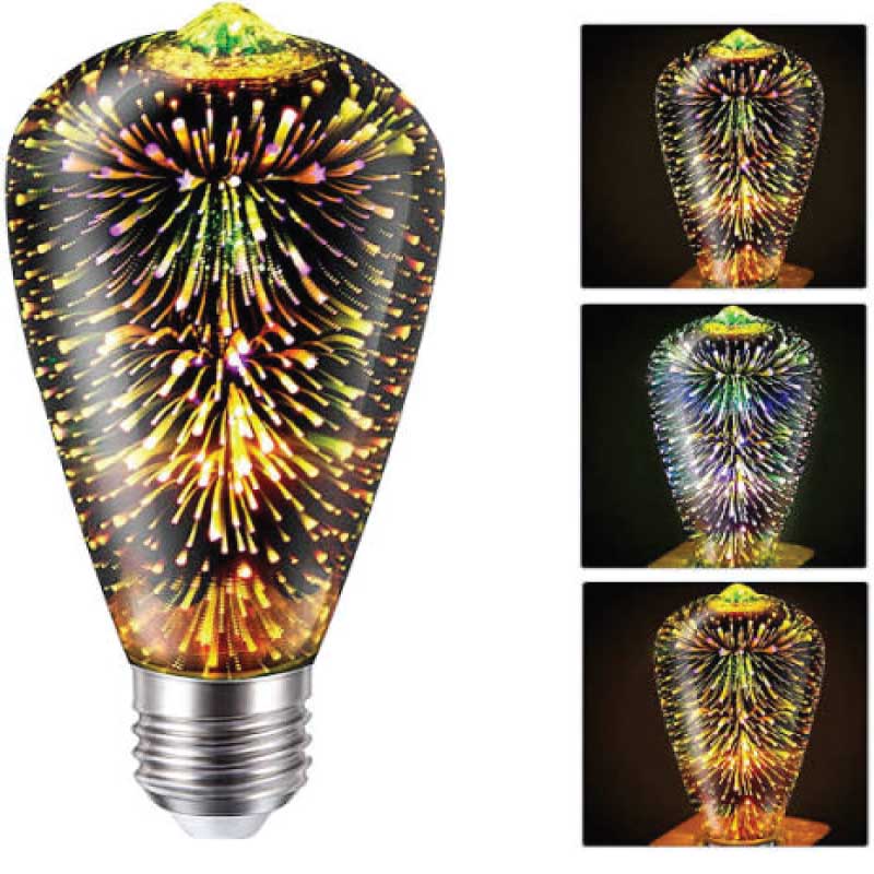 3D Firework Led Decorative Light Bulb - Image 3