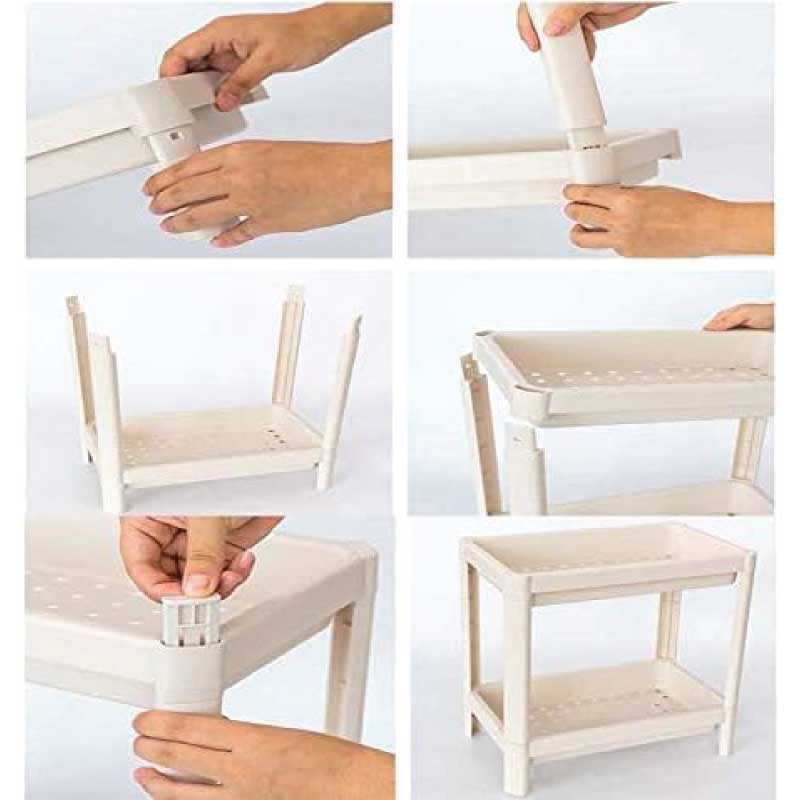 4 Tiers Rectangular Storage Rack - Image 5