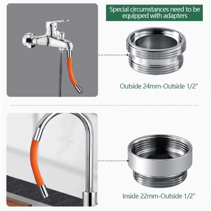Faucet Extender Pipe 360 Degree Rotating - Image 3
