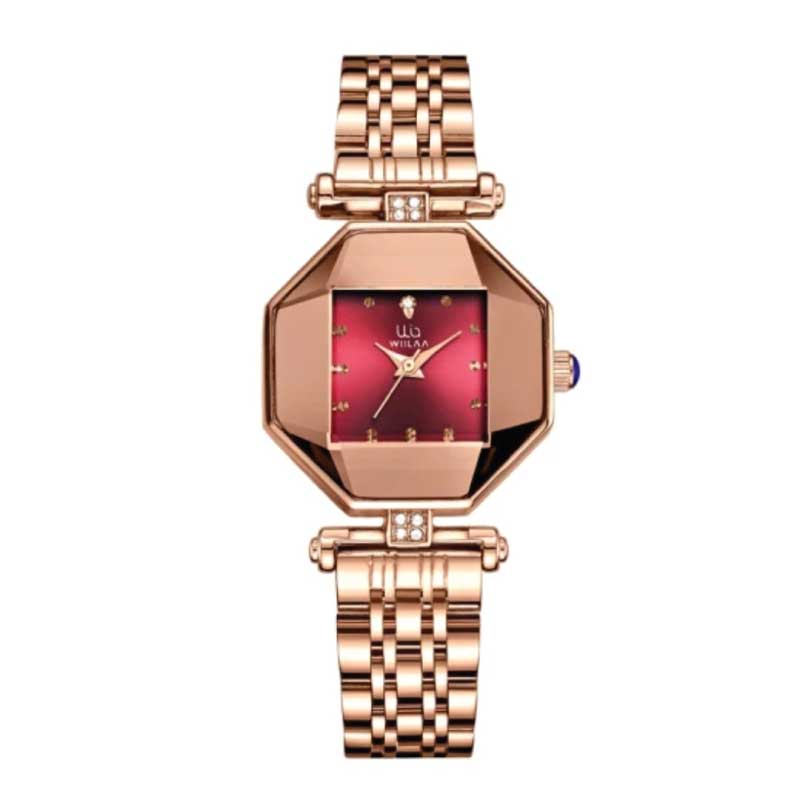 WATCH WIILAA POLYGONAL LEATHER 0811 - Image 3